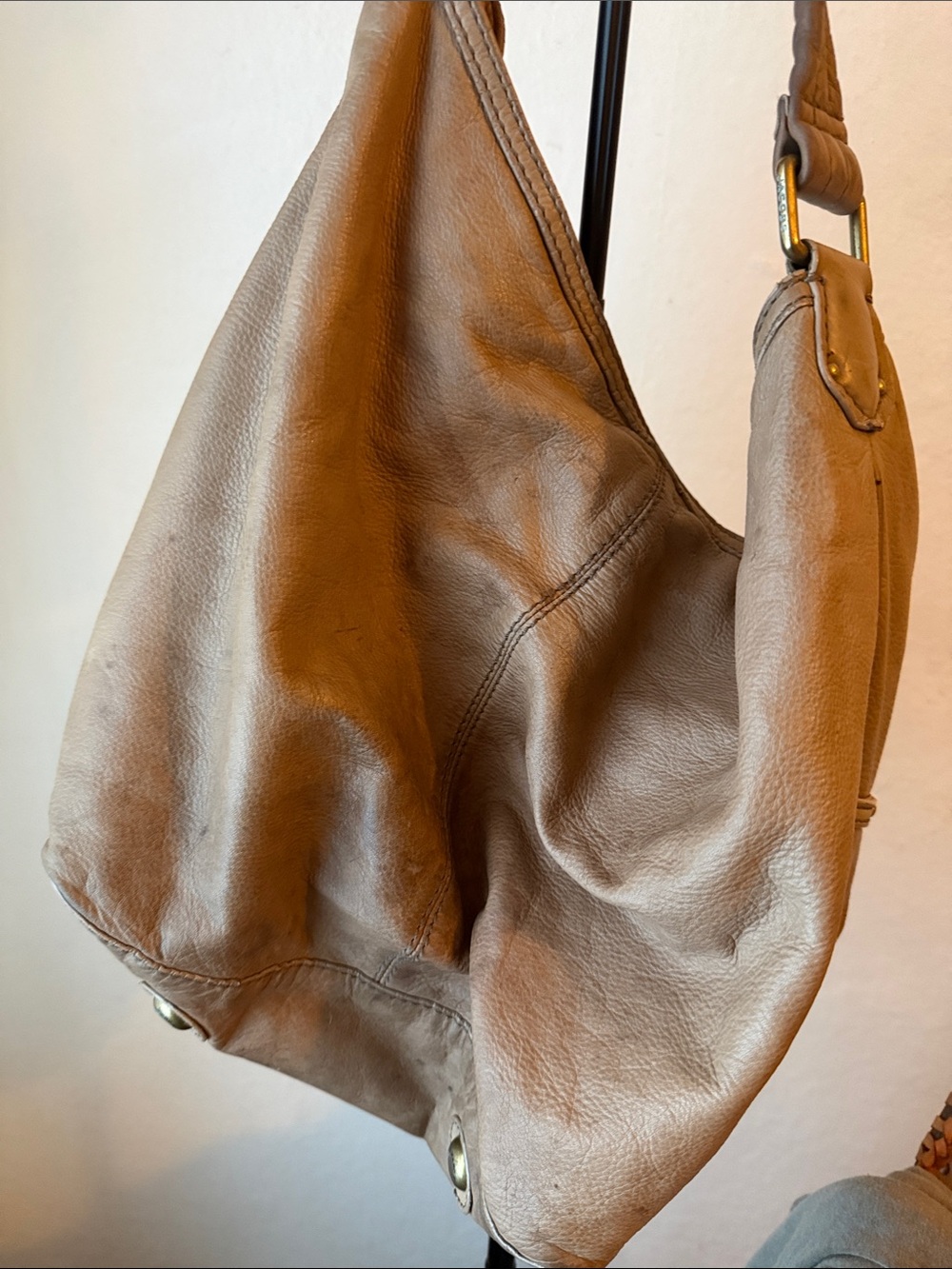 Marc Jacobs Brown Leather Shoulder Hobo Bag - Picture 4 of 6